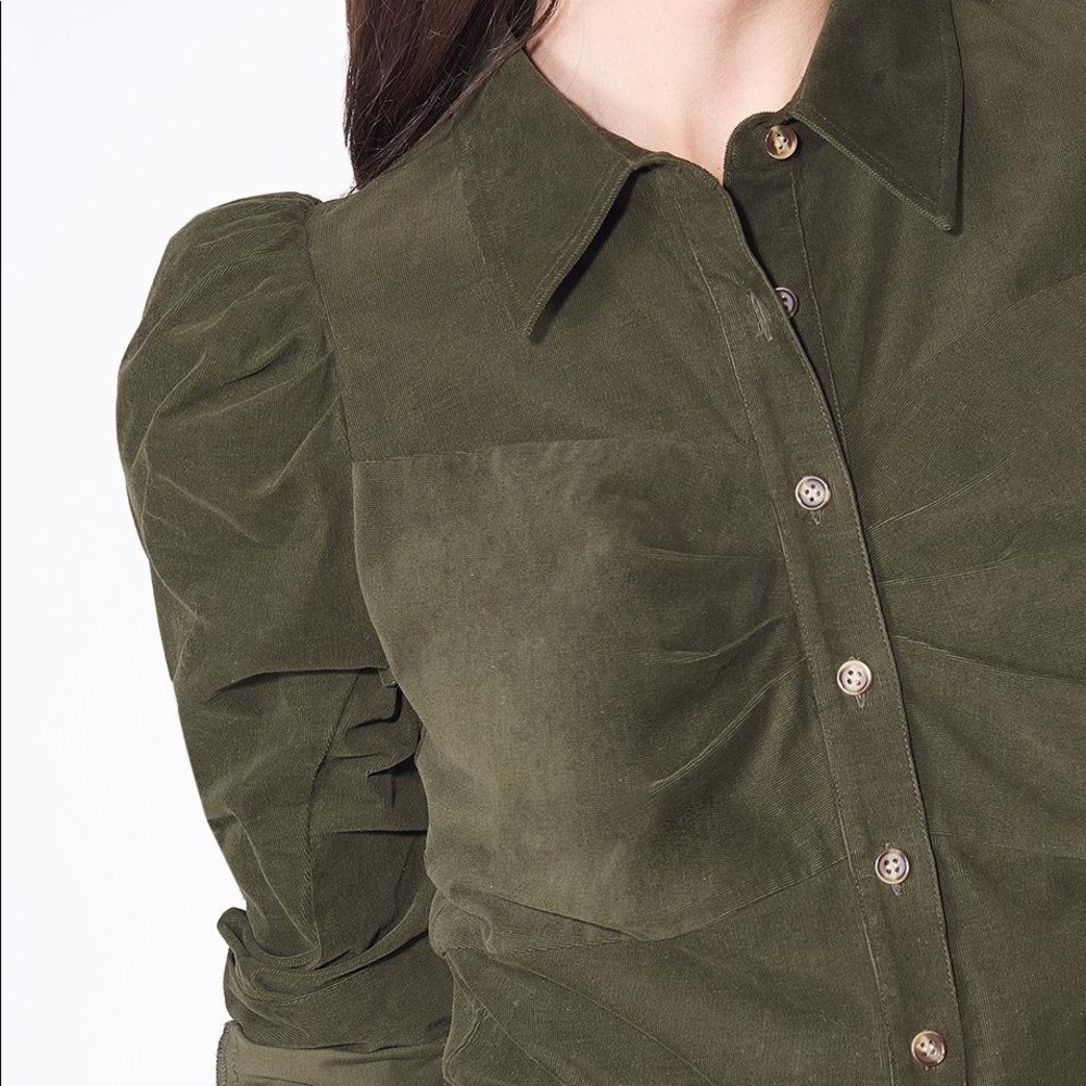 Veronica Beard Corduroy Candice Shirt Size 8